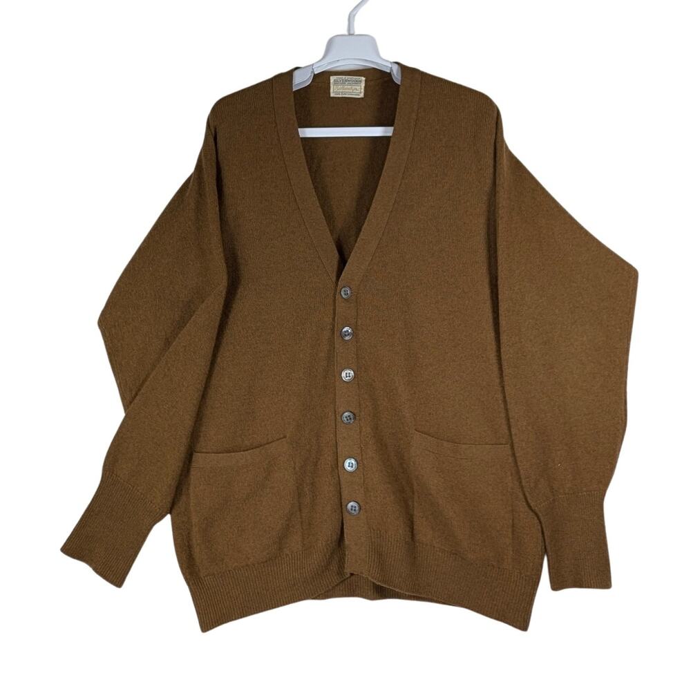 Silverwoods Ballantyne Vintage 100% Cashmere Cardigan Brown Women’s Size 42 USED